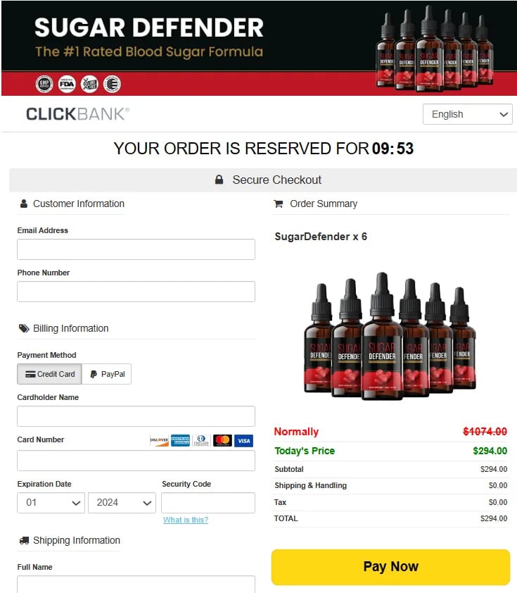 Sugar Defender-Secure-Checkout